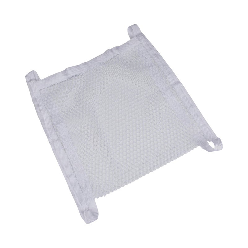 Household Essentials 135 Polyester Sneaker Wash and Dry Bag for Laundry Machines - White - Image 1
