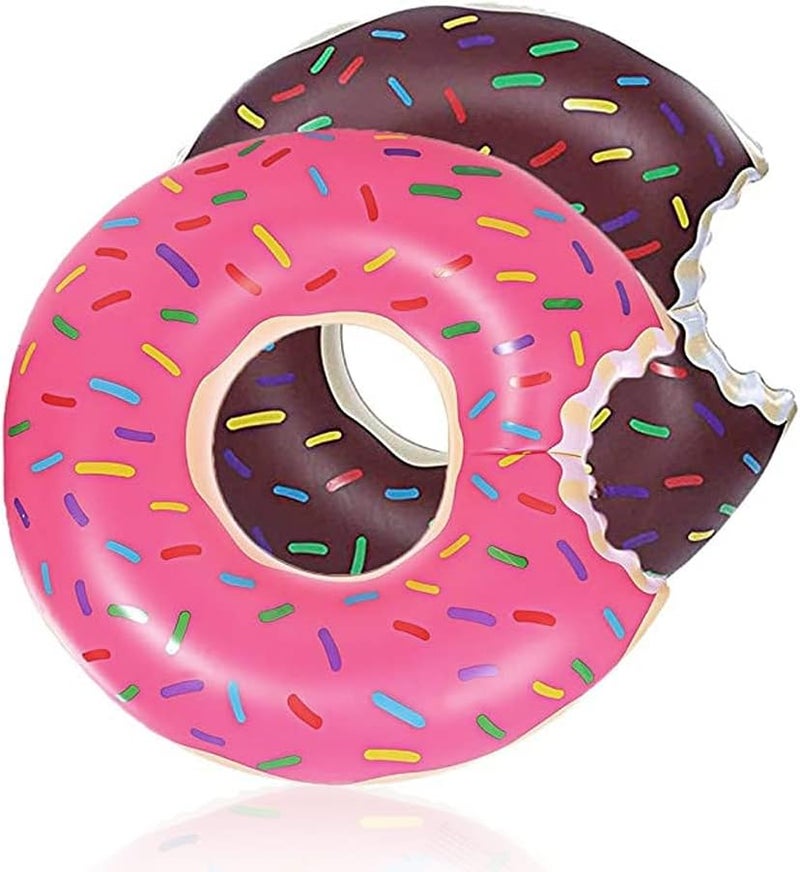 DMAR Donut Pool Float - Donut Tube & Ring for Beach & Pool - Image 1