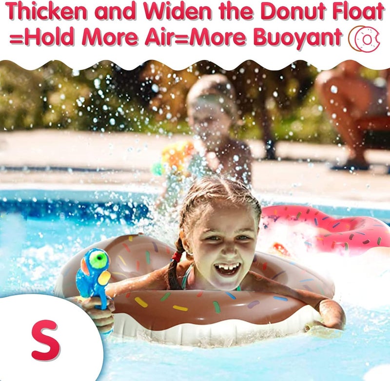 DMAR Donut Pool Float - Donut Tube & Ring for Beach & Pool - Image 5