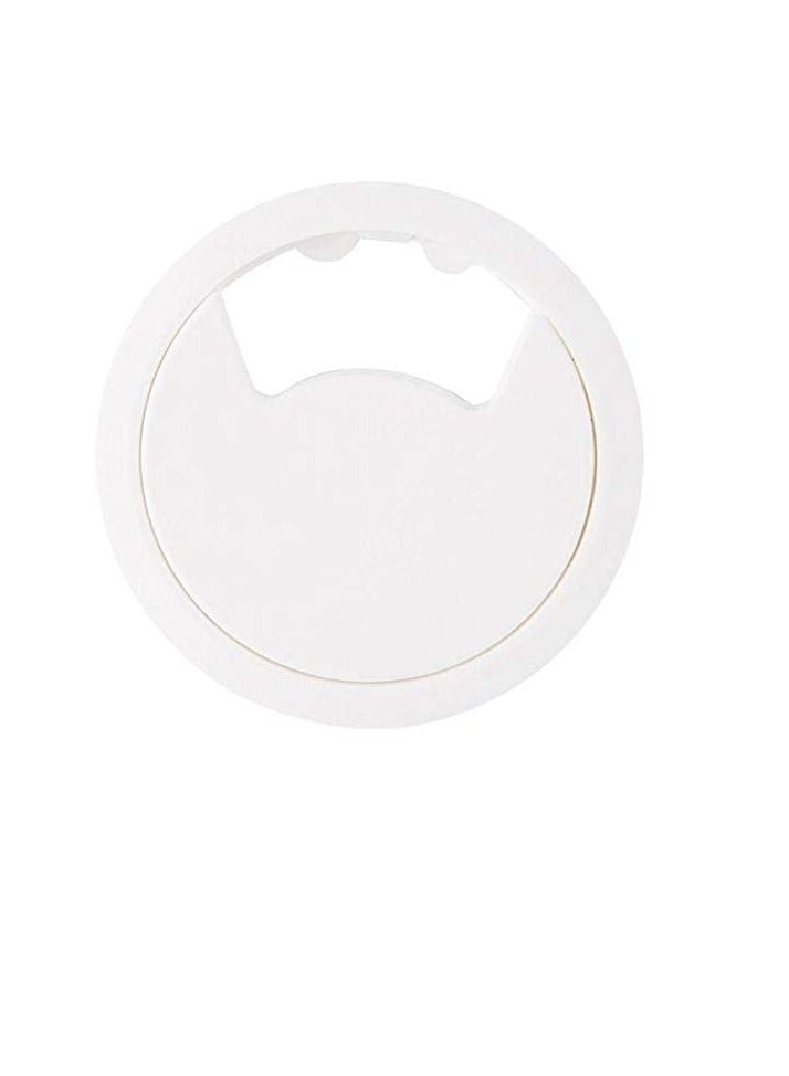 ROBUSTLINE Cable hole cover White 60 mm-2 pcs  - Image 1