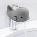 UMUACCAN Baby Bathtub Faucet Cover Faucet Cover Baby Bathtub Spout Cover Bath Spout Protective Cover Bathtub Safety Spout Guard Baby Safety Protection Silicone Kit Grey Whale Protector - Image 2
