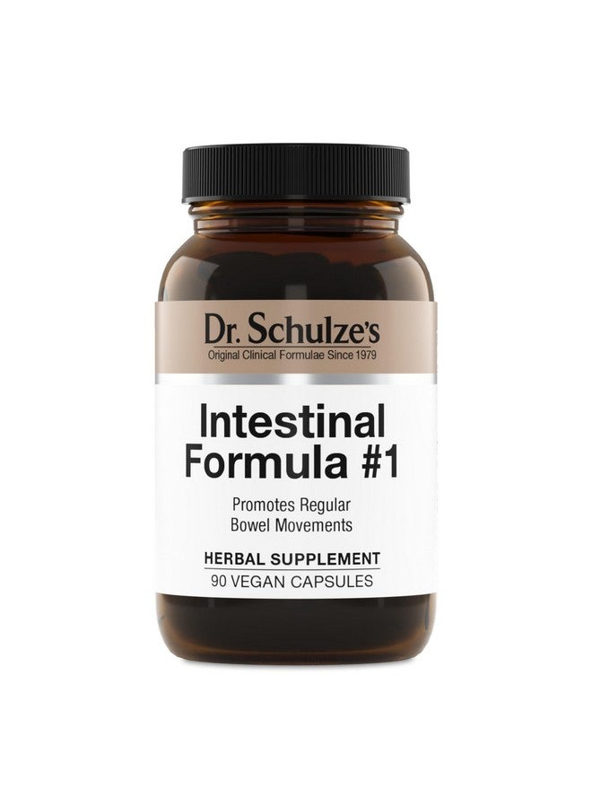 Dr. Schulze's Intestinal Formula #1 Colon Bowel Cleanse Laxative Capsules, 90 Count (90 Capsules) - Packaging May Vary - Image 1