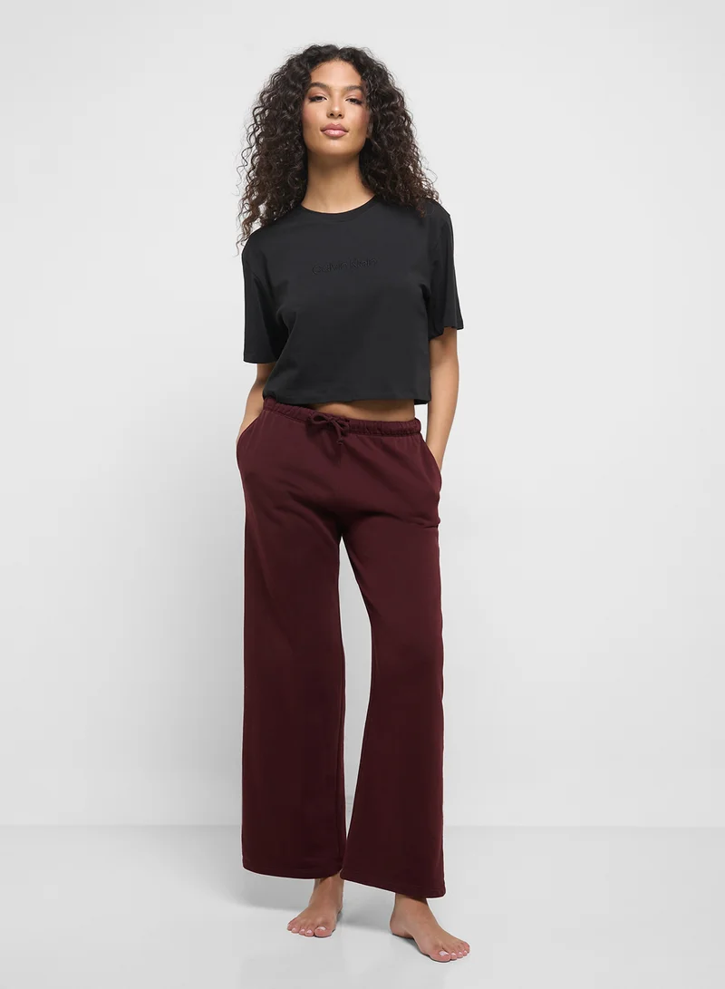 CALVIN KLEIN Essential Oversized Crop Sleep T-Shirt