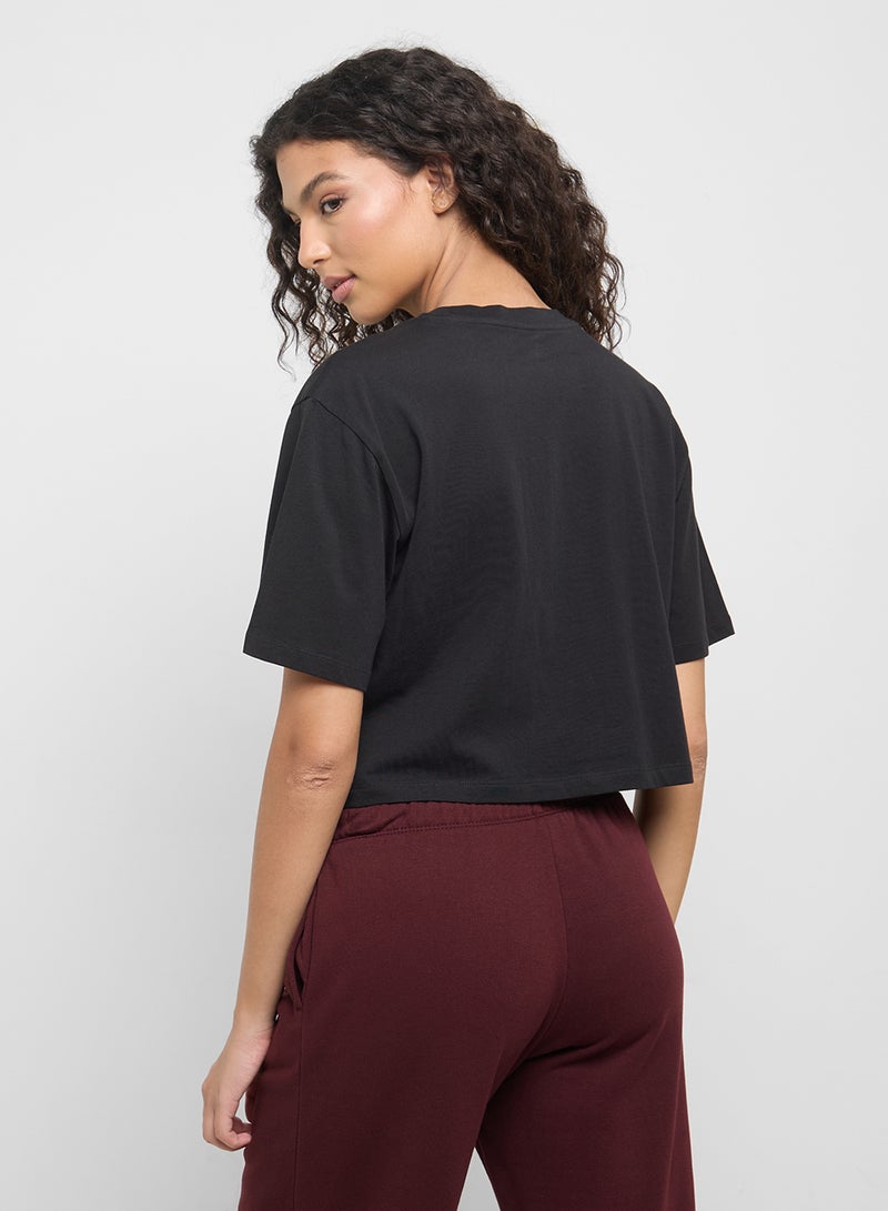 كالفن كلاين تي شيرت نوم أساسي واسع بقصة قصيرة - Image 2