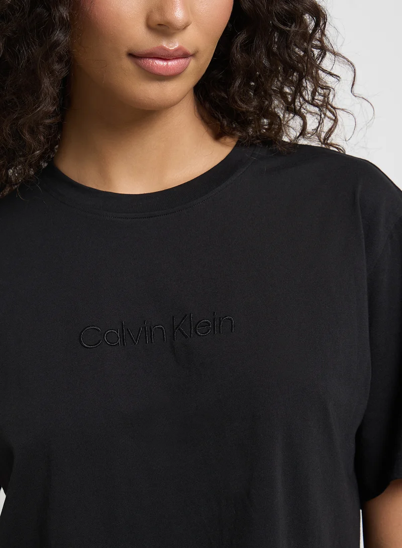 CALVIN KLEIN Essential Oversized Crop Sleep T-Shirt