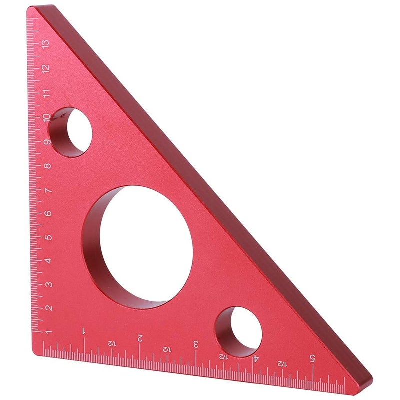 Aluminum Alloy Right Angle Triangle Ruler 5 Inch 13cm Multi Angle Measuring Tool - Image 5
