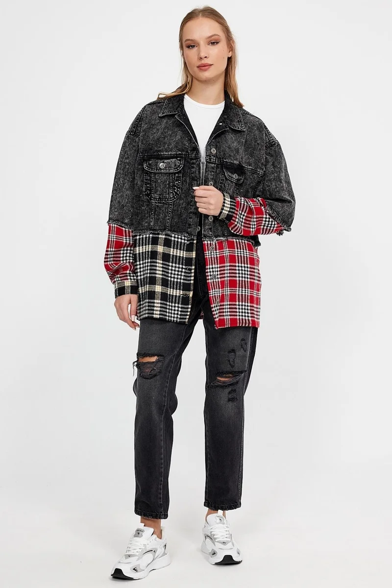 Alexandergardi Special Collection Garnished Denim Jacket (AG-3020)