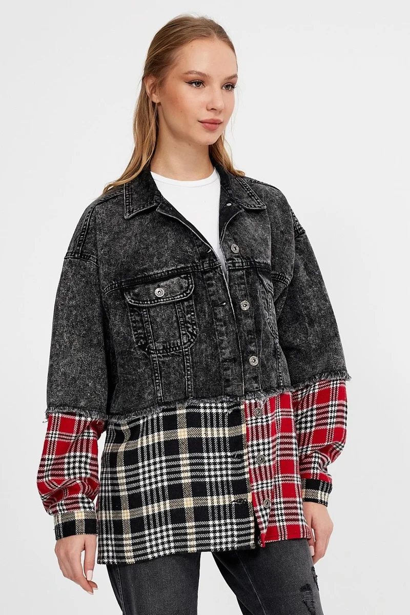 Alexandergardi Special Collection Garnished Denim Jacket (AG-3020)