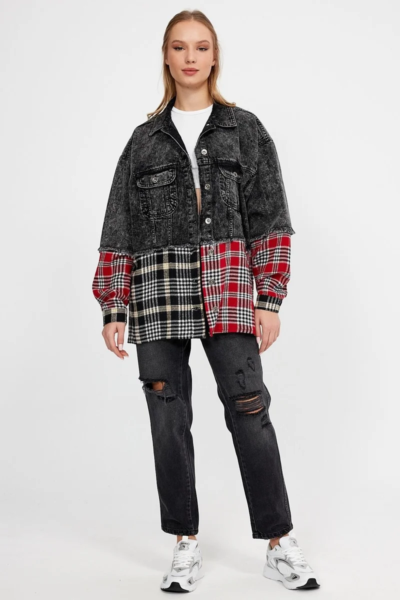 Alexandergardi Special Collection Garnished Denim Jacket (AG-3020)