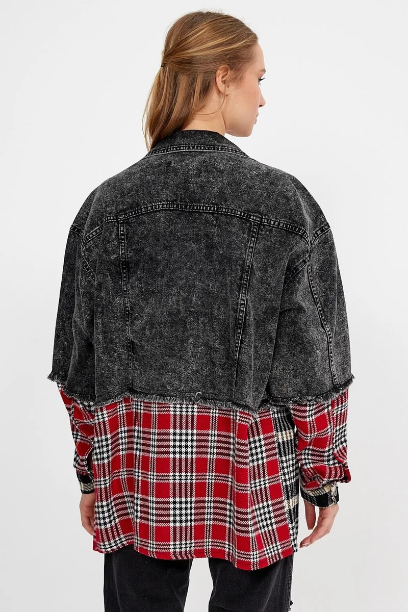 Alexandergardi Special Collection Garnished Denim Jacket (AG-3020)