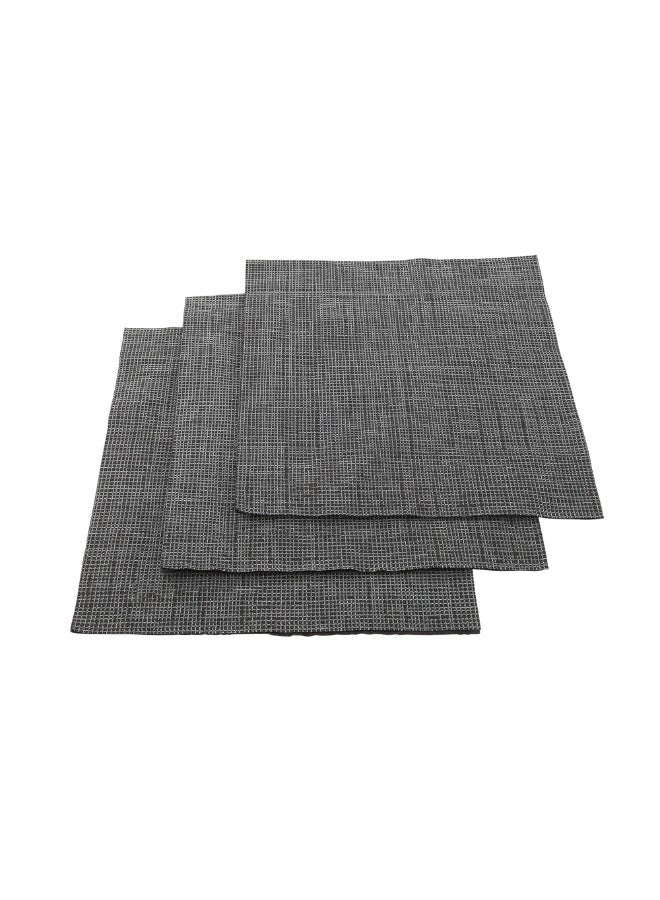 Restaurantware Luxenap 15.5 x 15.3 Inch 2-Ply Dinner Napkins, 1800 Disposable Napkins - Linen Feel, With White Threads, Black Paper Folded Napkins, Square, For Lunch, Dinner, Or Everyday Use  - Image 2
