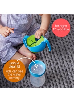 b.box Toddler Training Cup: Free Flow Opening, Great Transition From Sippy Cup To Big Kid Cup. Bpa Free, Dishwasher Safe. Ages 12+ Months (Lullaby Blue, 8Oz)  - Image 4