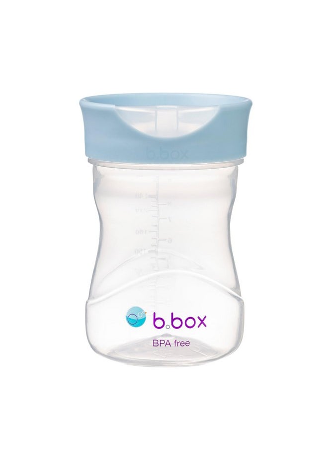 b.box Toddler Training Cup: Free Flow Opening, Great Transition From Sippy Cup To Big Kid Cup. Bpa Free, Dishwasher Safe. Ages 12+ Months (Lullaby Blue, 8Oz)  - Image 1