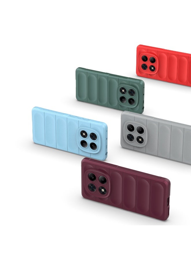 Phantom Shield Silicone Case with Anti-Scratch Soft Microfiber Lining, High Resilience Rubber Full Body Shockproof Cover Compatible with Redmi Note 14 Pro (White) - Image 4