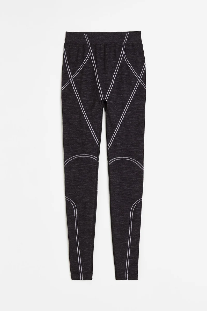 H&M DryMove™ Wool-blend base layer tights