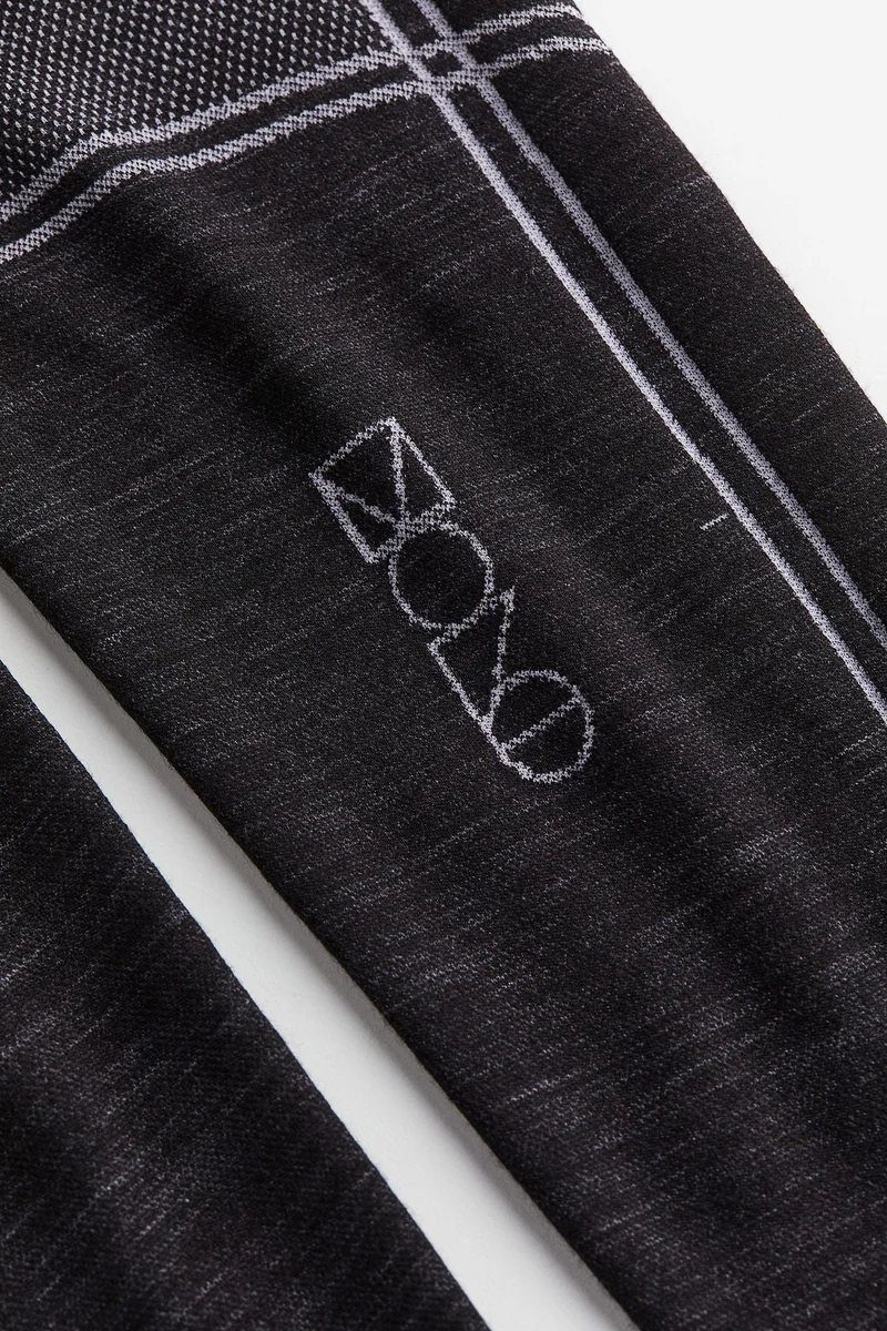 H&M DryMove™ Wool-blend base layer tights