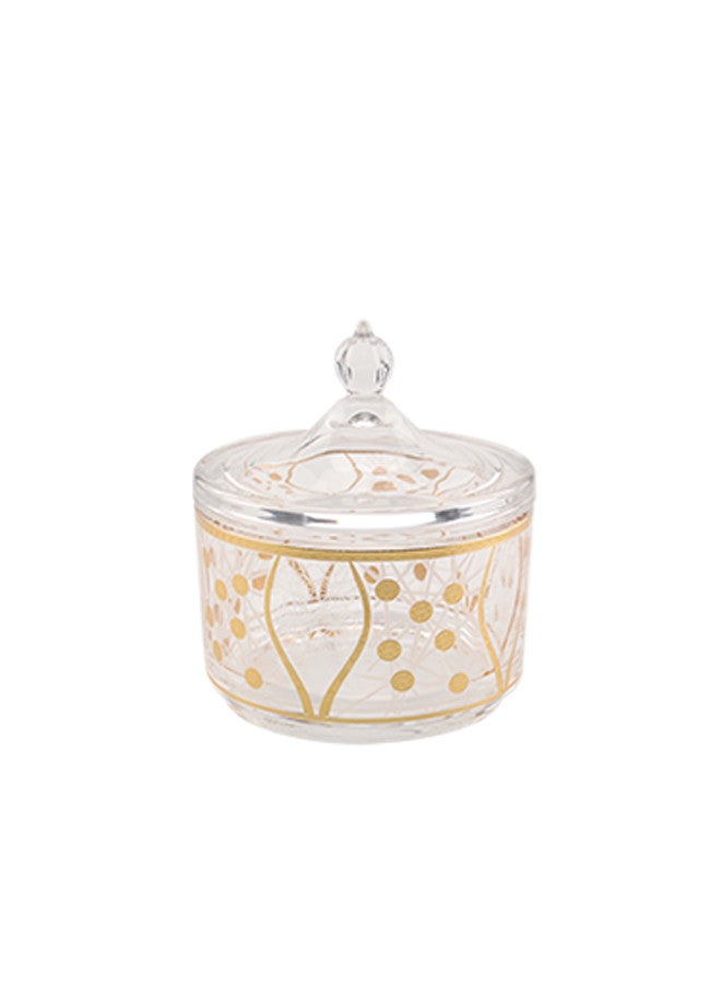 جوزيل طقم إبريق زجاجي مكون من 10 قطع شفاف/ذهبي، يخدم 6 أشخاص - Image 4