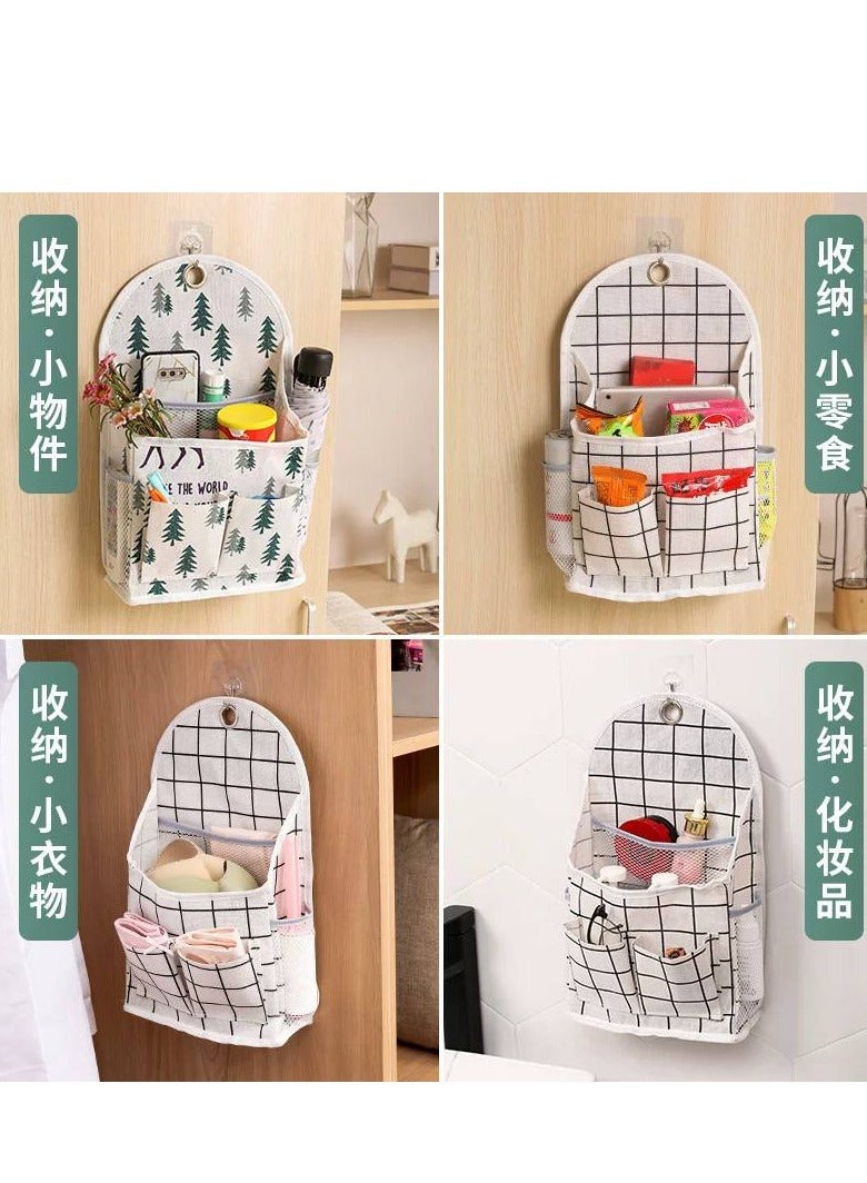 Hanging Organizer Bag with Adhesive Hooks - Smart, Space-Saving Organization - Image 1