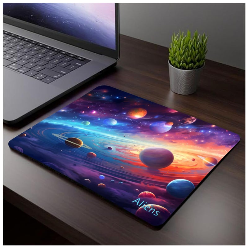 Aliens Mouse Pad for Computer, Laptop, Smooth Premium Cloth Surface, Non-Slip Rubber Base, Speed and Precision Operation Compatible with Laser and Optical Mouse, Gaming, Office, Home 230x190mm (SP-13) - Image 5