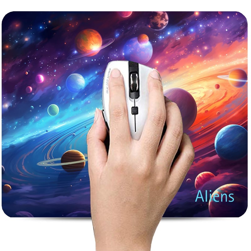 Aliens Mouse Pad for Computer, Laptop, Smooth Premium Cloth Surface, Non-Slip Rubber Base, Speed and Precision Operation Compatible with Laser and Optical Mouse, Gaming, Office, Home 230x190mm (SP-13) - Image 4