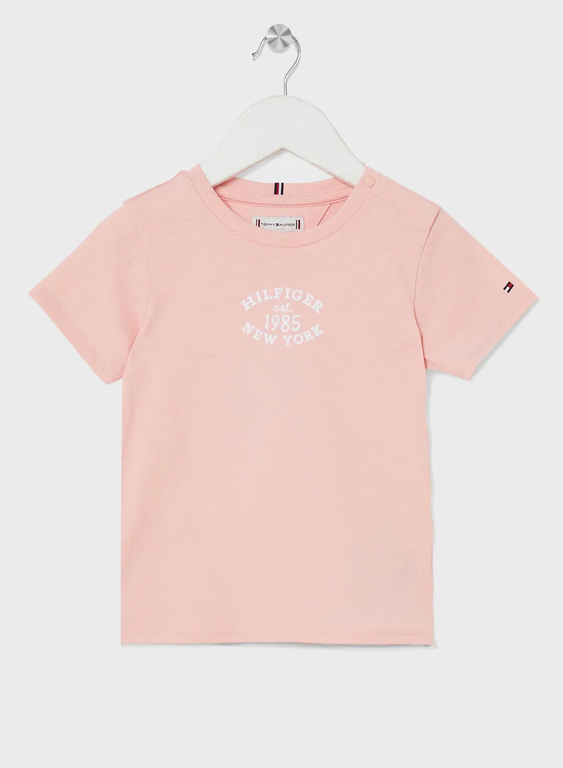 TOMMY HILFIGER MONOTYPE FLOCK REG TEE SS