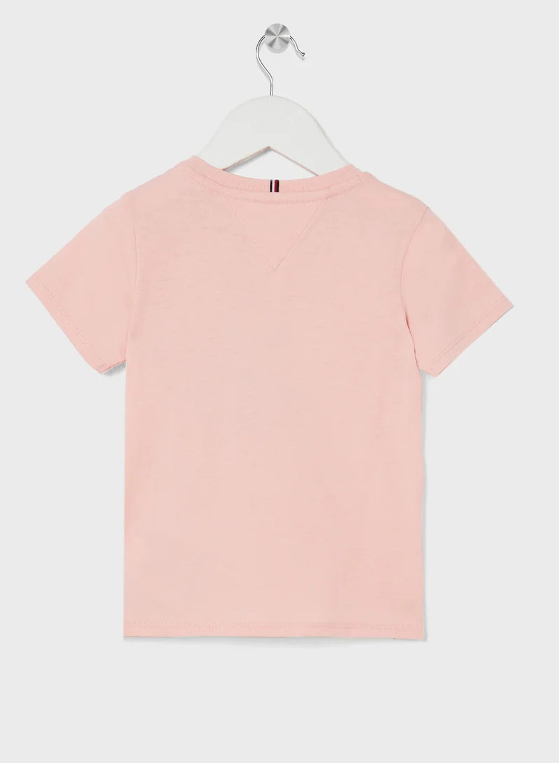 TOMMY HILFIGER MONOTYPE FLOCK REG TEE SS