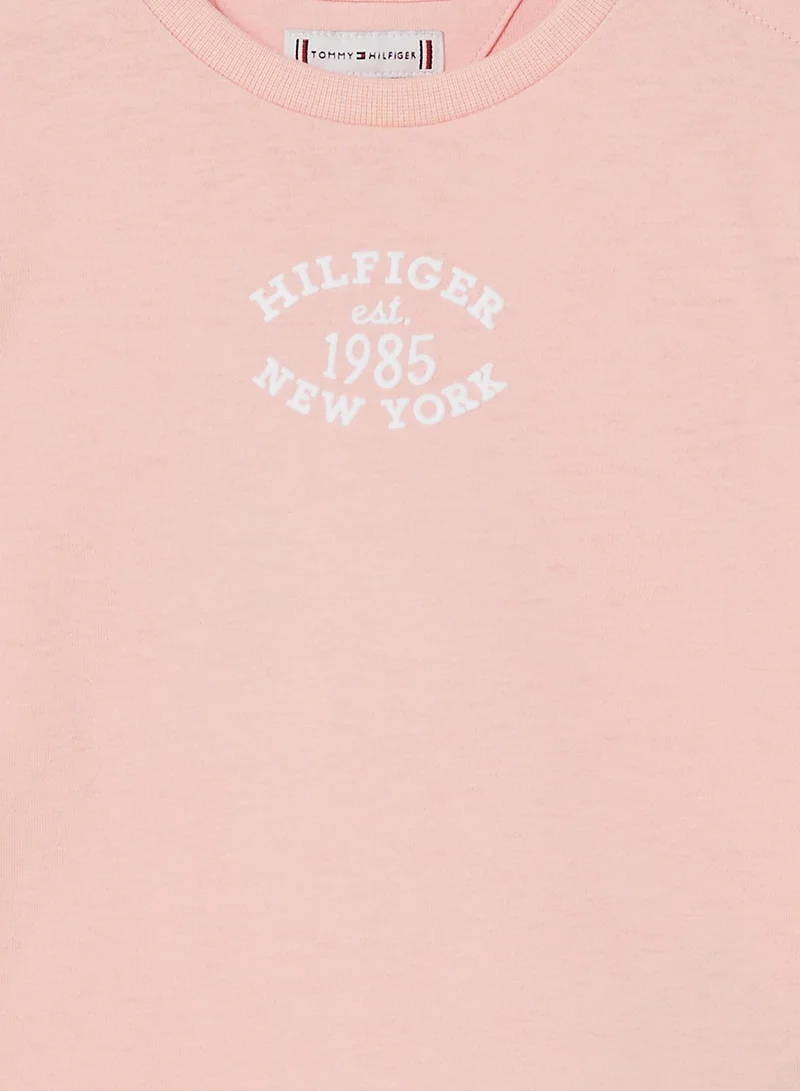 TOMMY HILFIGER MONOTYPE FLOCK REG TEE SS