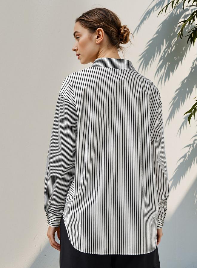 اس بي كاركترز قميص غارفيلد مطبوع كبير الحجم مرتفع ومنخفض - Image 3