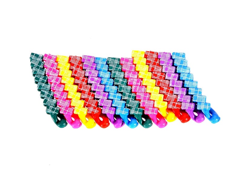 Honbon Honbon Multi Color Banana Hair Tight Grip for Women and Girls Pack of 12 - Image 5
