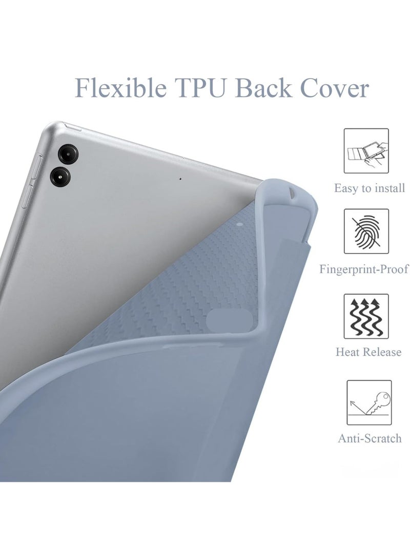 Rock Pow Case for Xiaomi Redmi Pad Pro 12.1 inch 2024 Released Soft TPU Matte Back Cover with Pencil Slot Standing Folio Slim Lightweight Shell Protective Smart Cover  - Image 5