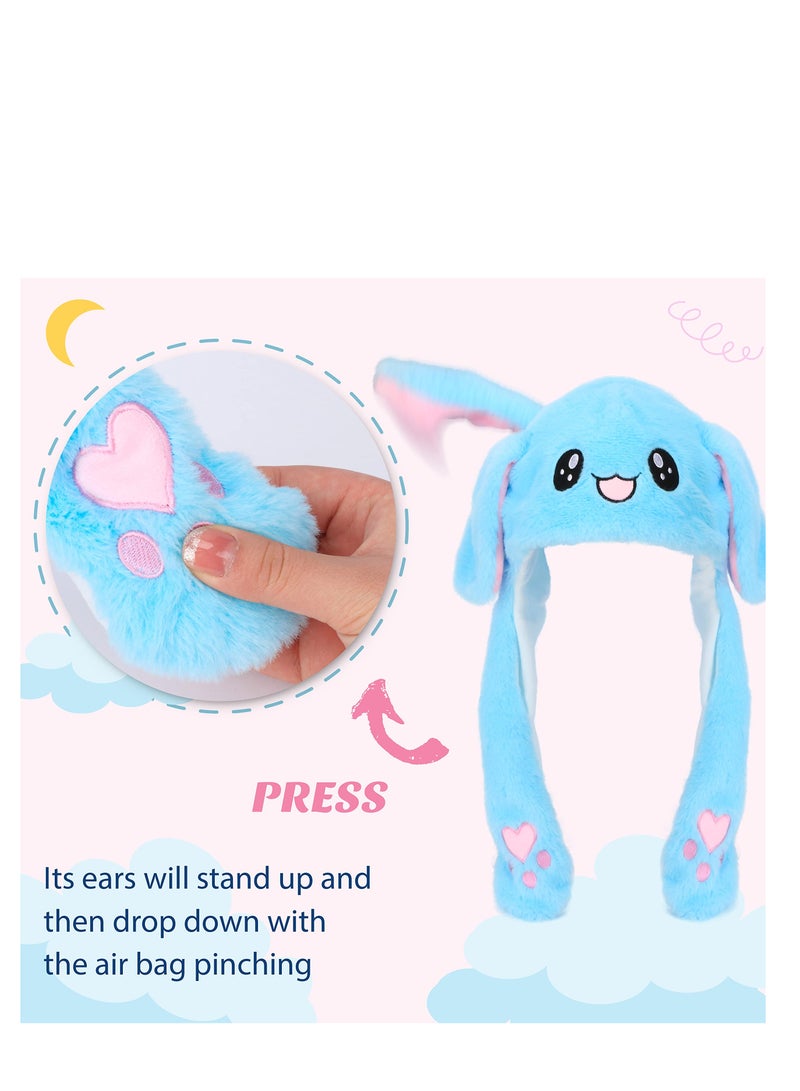 SYOSI Cuteoy Animal Hat Plush Ears Moving Jumping Dress Up Cosplay Party for Kids - Image 4