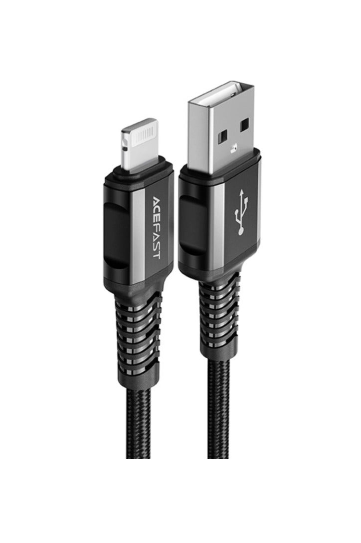 ACEFAST C1-02 USB-A To Lightning 1.2 M Charging Cable -Black