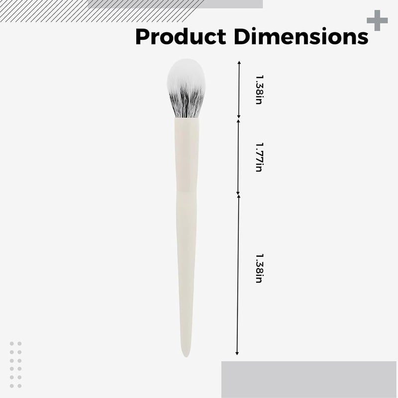 Stippling Brush: Soft Goat Hair, Blend Complexion, Powder - Image 3