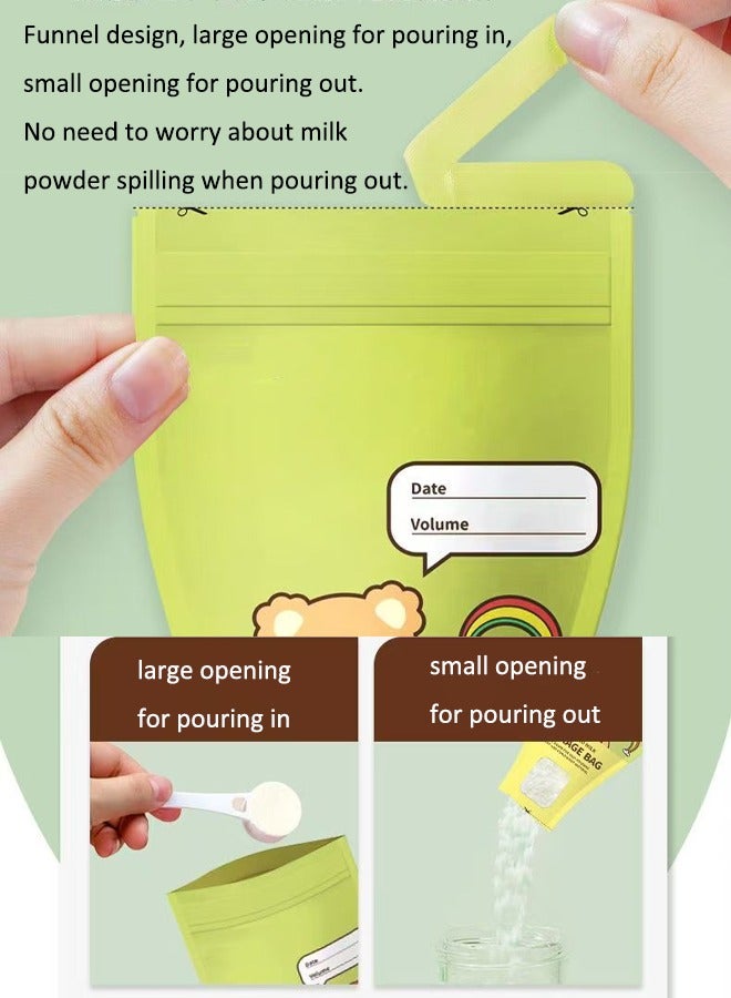 Aissiora 30PCS Baby Milk Powder Dispensers Baby Milk Powder Sealed Bag Disposable milk storage bags Infant milk powder bag - Image 3