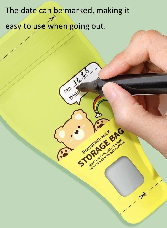 Aissiora 30PCS Baby Milk Powder Dispensers Baby Milk Powder Sealed Bag Disposable milk storage bags Infant milk powder bag - Image 4