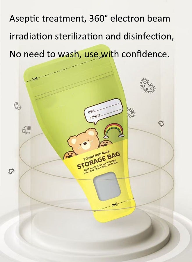 Aissiora 30PCS Baby Milk Powder Dispensers Baby Milk Powder Sealed Bag Disposable milk storage bags Infant milk powder bag - Image 5