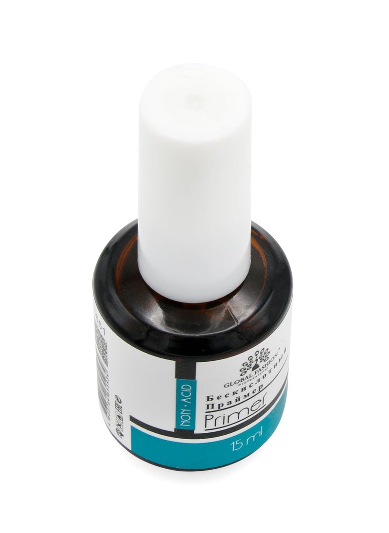 GLOBAL FASHION Global Fashion Non-Acid New Primer | Long-Lasting, Strengthens Nails | 15ml | Ideal for Thin, Weak, or Damaged Nails  - Image 5