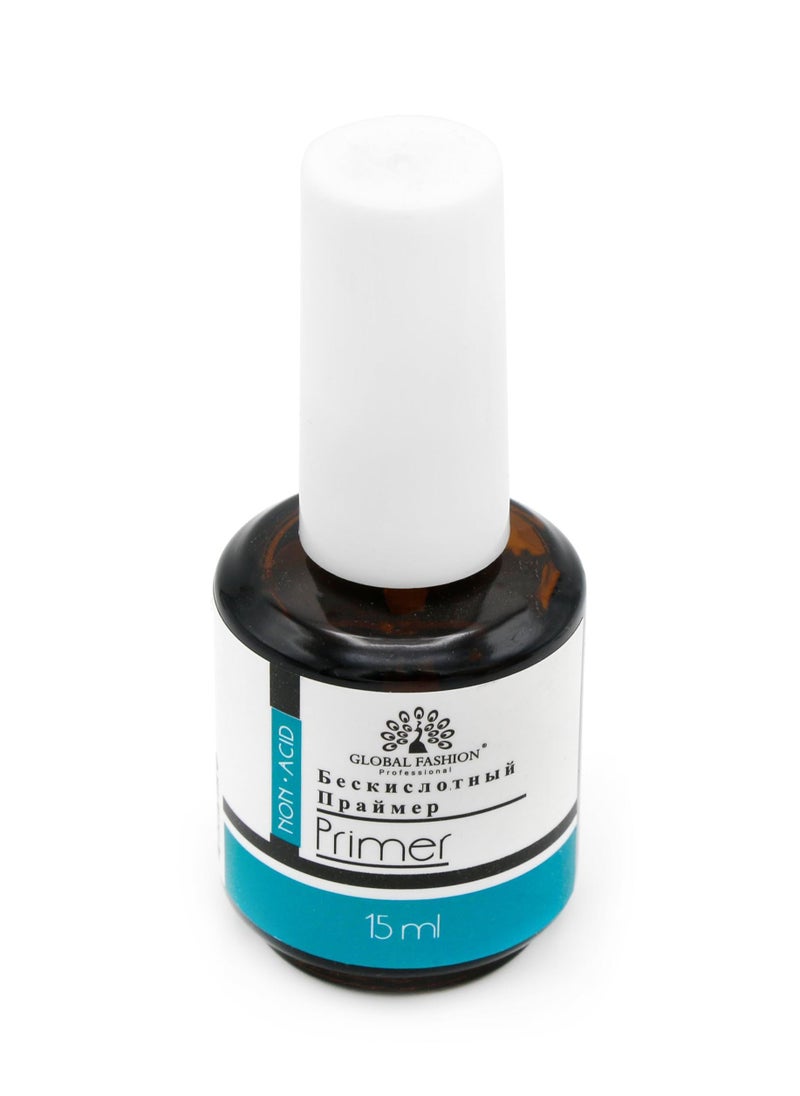 GLOBAL FASHION Global Fashion Non-Acid New Primer | Long-Lasting, Strengthens Nails | 15ml | Ideal for Thin, Weak, or Damaged Nails  - Image 2