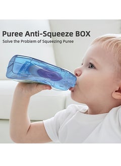 Generic 1 pcs Baby Squeeze Proof Holder for Juice Box Prevent Messes, Support Self Feeding Multipurpose Food Pouch Holder  - Image 1