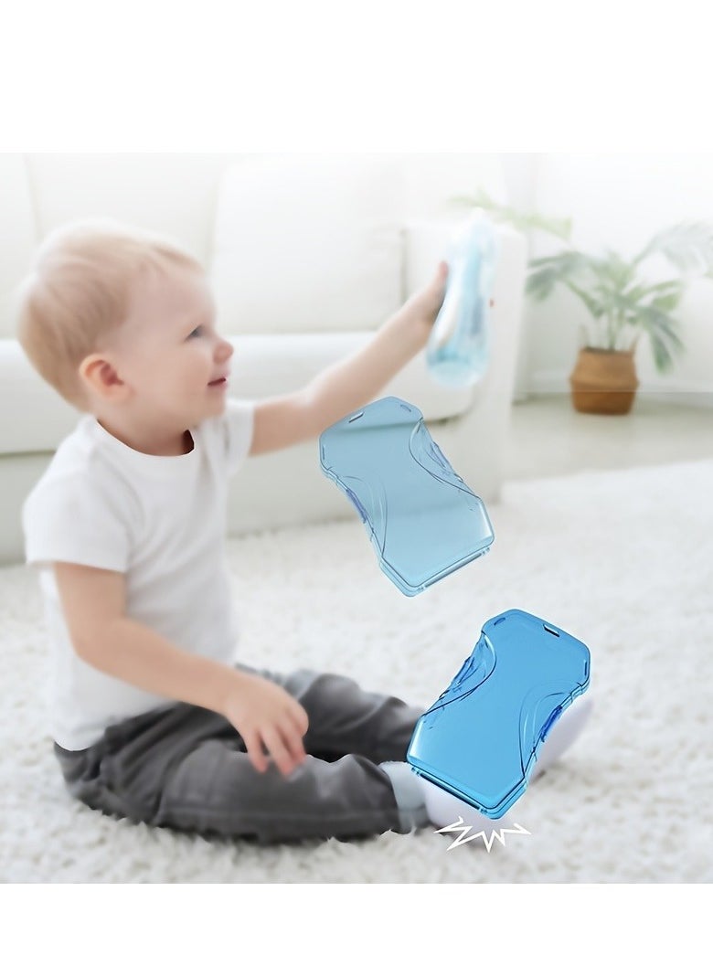 1 pcs Baby Squeeze Proof Holder for Juice Box Prevent Messes, Support Self Feeding Multipurpose Food Pouch Holder  - Image 3