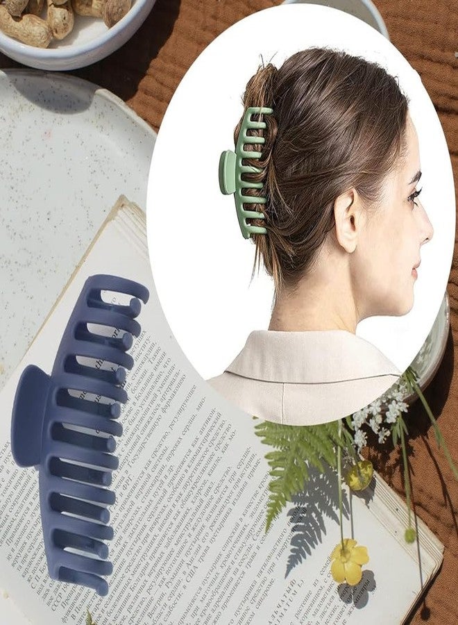 Minta Pack of 6 Matte Hair Clips 4.3 Inch Large Jumbo Hair Clip Strong Hair Clips, 6 Colors Non-Slip Hair Clips, for Women Girls Thick and Thin Hair - Image 4