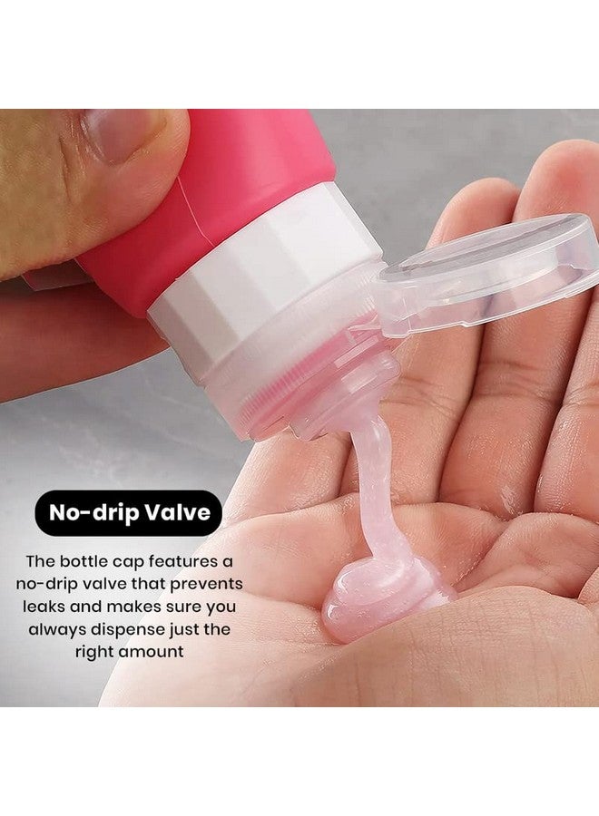 Bhavyam Travel Refillable Bottle Container (Multi) - Easy To Carry Shampoo, Conditioner, Body Wash, Cosmetic Toiletries | Bpa Free Leak Proof | Travel & Pocket Friendly -(90 Ml X Pack Of 3) - Image 5