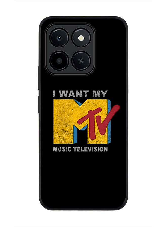 For Honor X6c Case,Slim fit Camera Protection, Shockproof Thin Phone cover  - I want my mtv