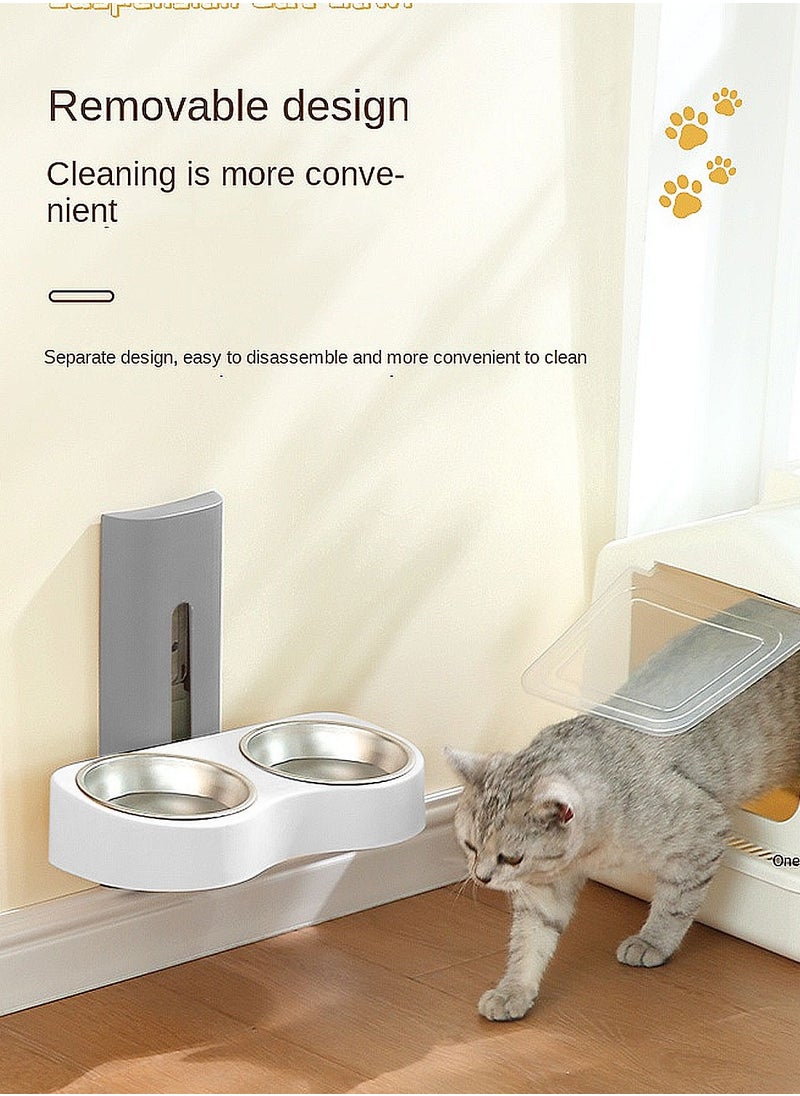 Kidle Hanging Cage Pet Feeder Cats Water Dispenser Cat Feeder Automatic Water Bowl for Dogs & Cats Crate Feeder Dish for Puppy Cats Rabbit  - Image 2