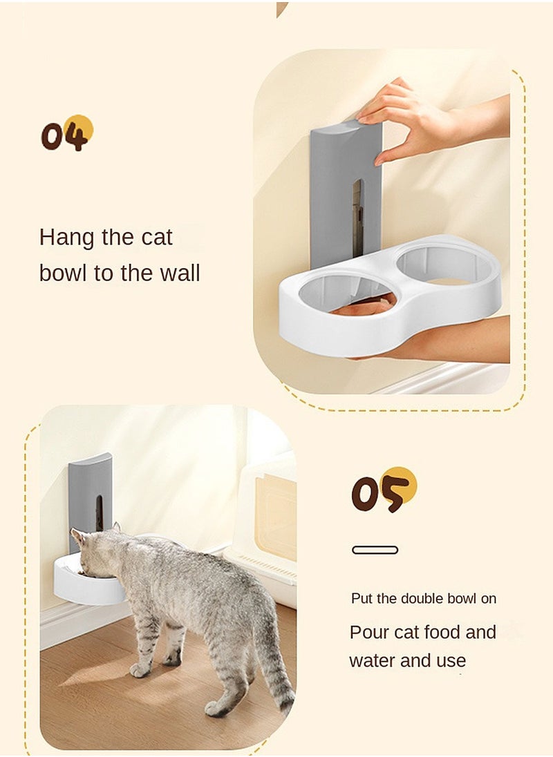 Kidle Hanging Cage Pet Feeder Cats Water Dispenser Cat Feeder Automatic Water Bowl for Dogs & Cats Crate Feeder Dish for Puppy Cats Rabbit  - Image 4