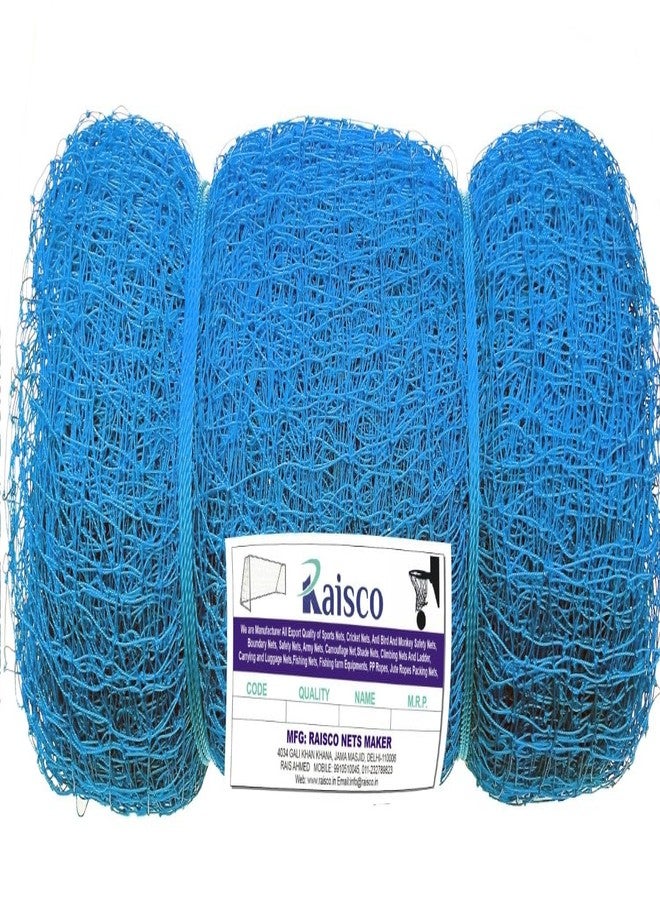 Raisco Cricket Practice/Boundary Fencing Football/Futsal/Handball Sports Ground Net Safety net Size:0.5mm-20 * 10-Blue - Image 1