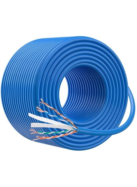 RACO Orange 4 Pair UUTP Data Cable, CAT-6, Ethernet Network Cable 305 Meter Blue ONDC-U60004-BL for Computer, Laptops, Routers, Ethernet Switch, TV