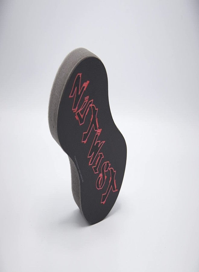 NuDred إسفنجة شعر نودريد للرجال والنساء السود، إسفنجة لف الشعر، أداة العناية بتجعيد الشعر، فرش لتجعيد أسلوب الأفرو، التجاعيد، الحلزونات واللفائف، فرشاة إسفنجة التجعيد مع ثقوب صغيرة، سوداء - Image 3