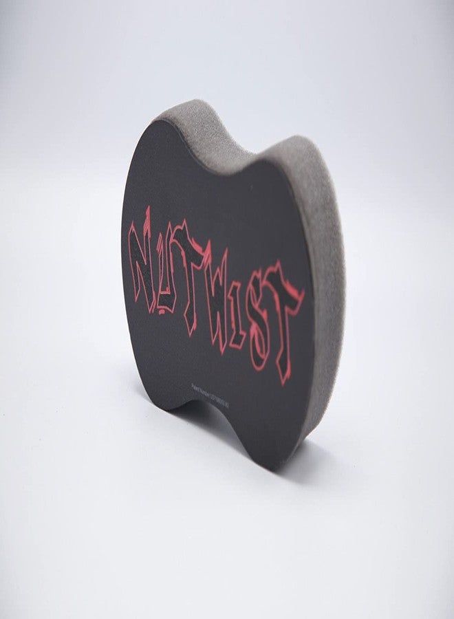 NuDred إسفنجة شعر نودريد للرجال والنساء السود، إسفنجة لف الشعر، أداة العناية بتجعيد الشعر، فرش لتجعيد أسلوب الأفرو، التجاعيد، الحلزونات واللفائف، فرشاة إسفنجة التجعيد مع ثقوب صغيرة، سوداء - Image 4