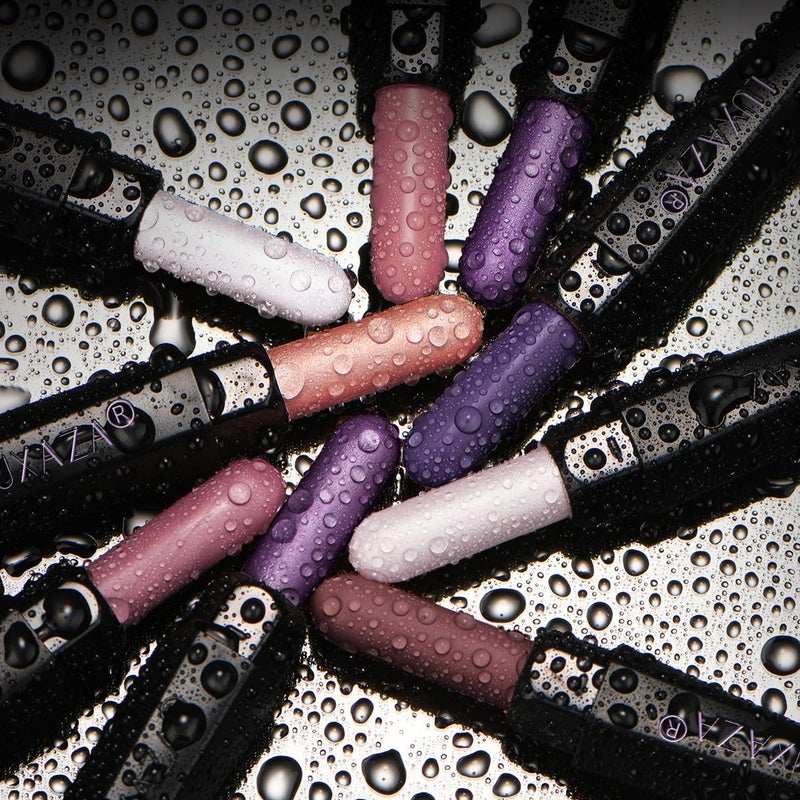 LUXAZA PRO Neutral Eyeshadow Stick 6PCS Set, Pink and Purple Metallic Shimmer Matte Cream Eye Shadow Eyeliner Brightener Pencil Crayon, Halloween Makeup - PURPLE MARTINI - Image 5